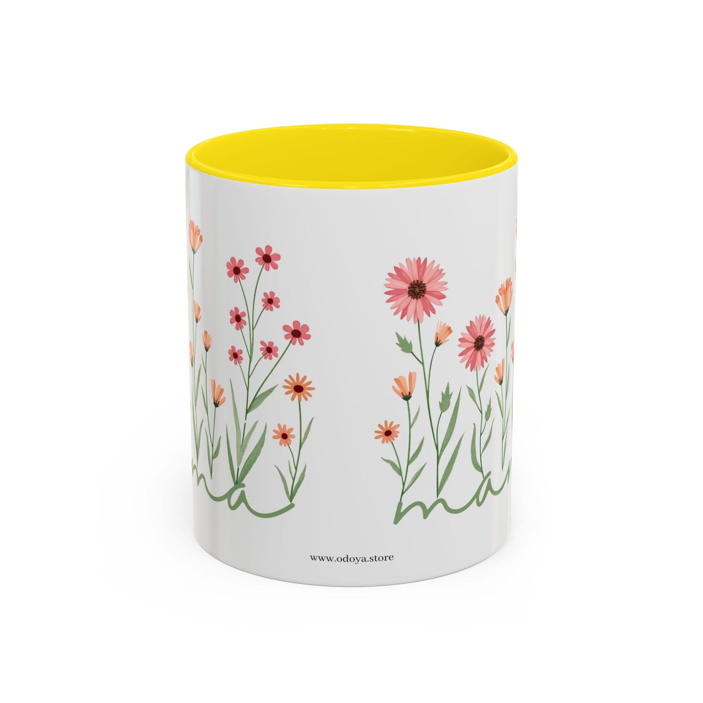Coffee Mug Minimalist Flowers Mother's Day Gift