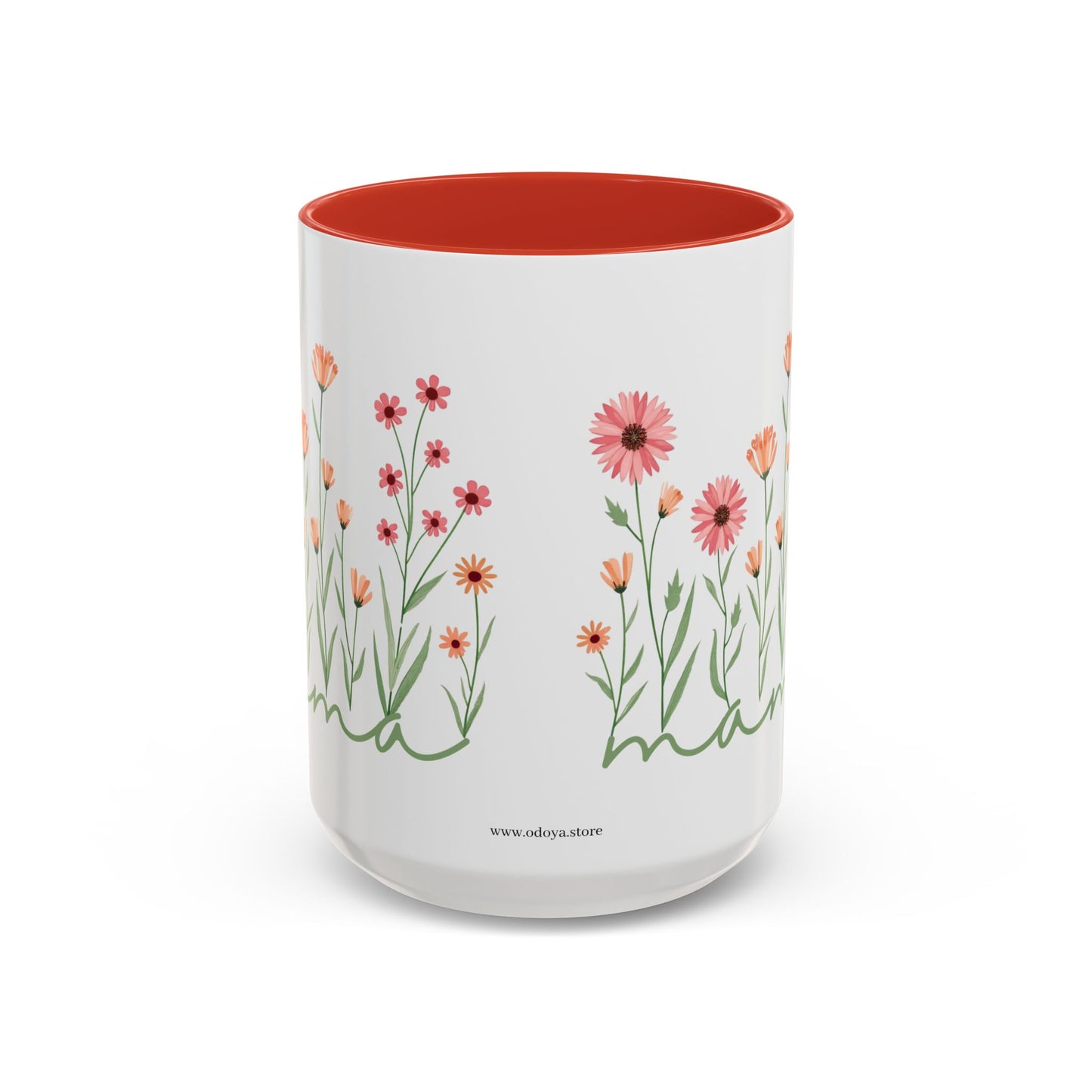 Coffee Mug Minimalist Flowers Mother's Day Gift