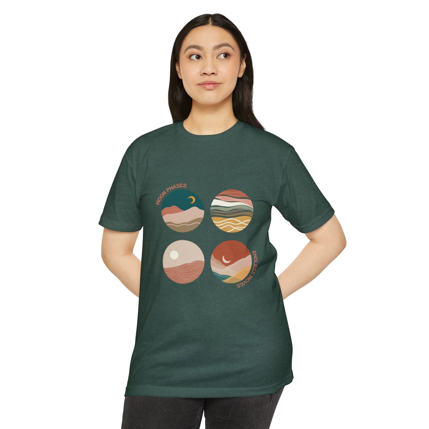 Moon Phases T-Shirt – Celestial Design for Astrology Lovers