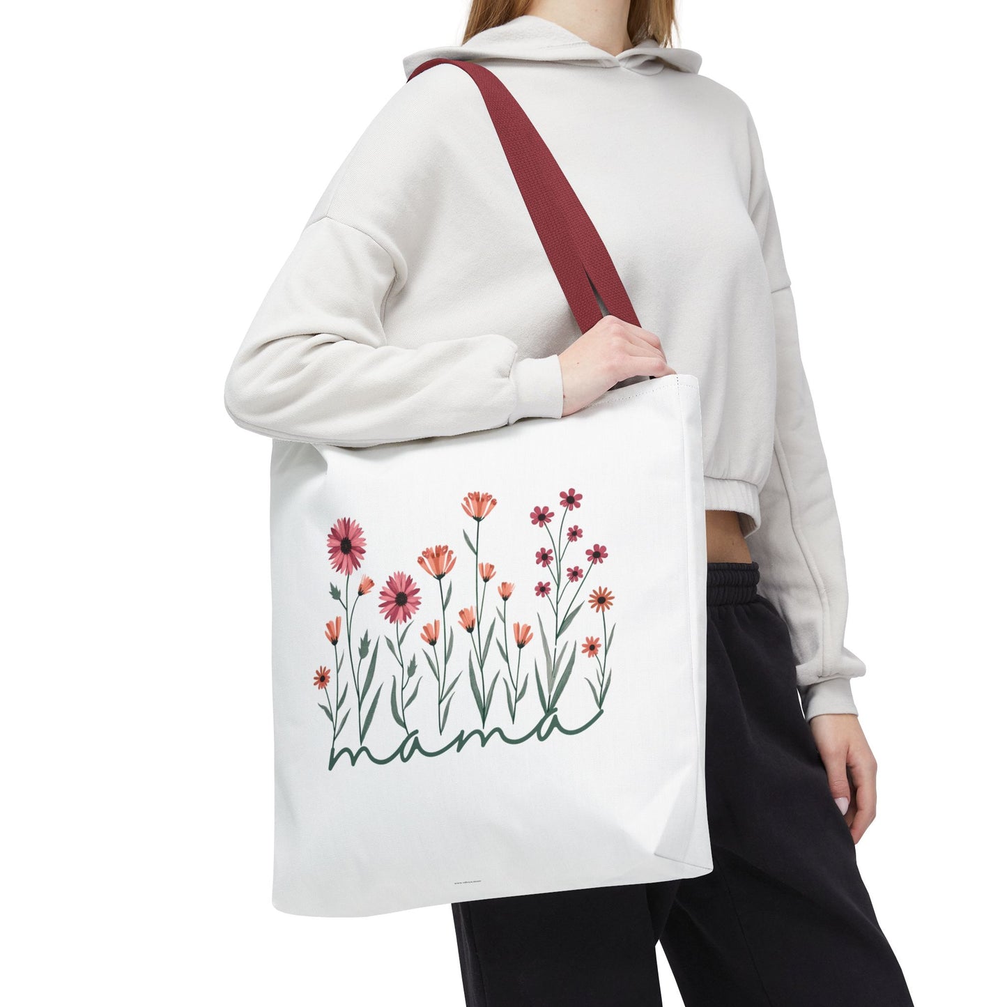 Minimalist Flowers Mother's Tote Bag