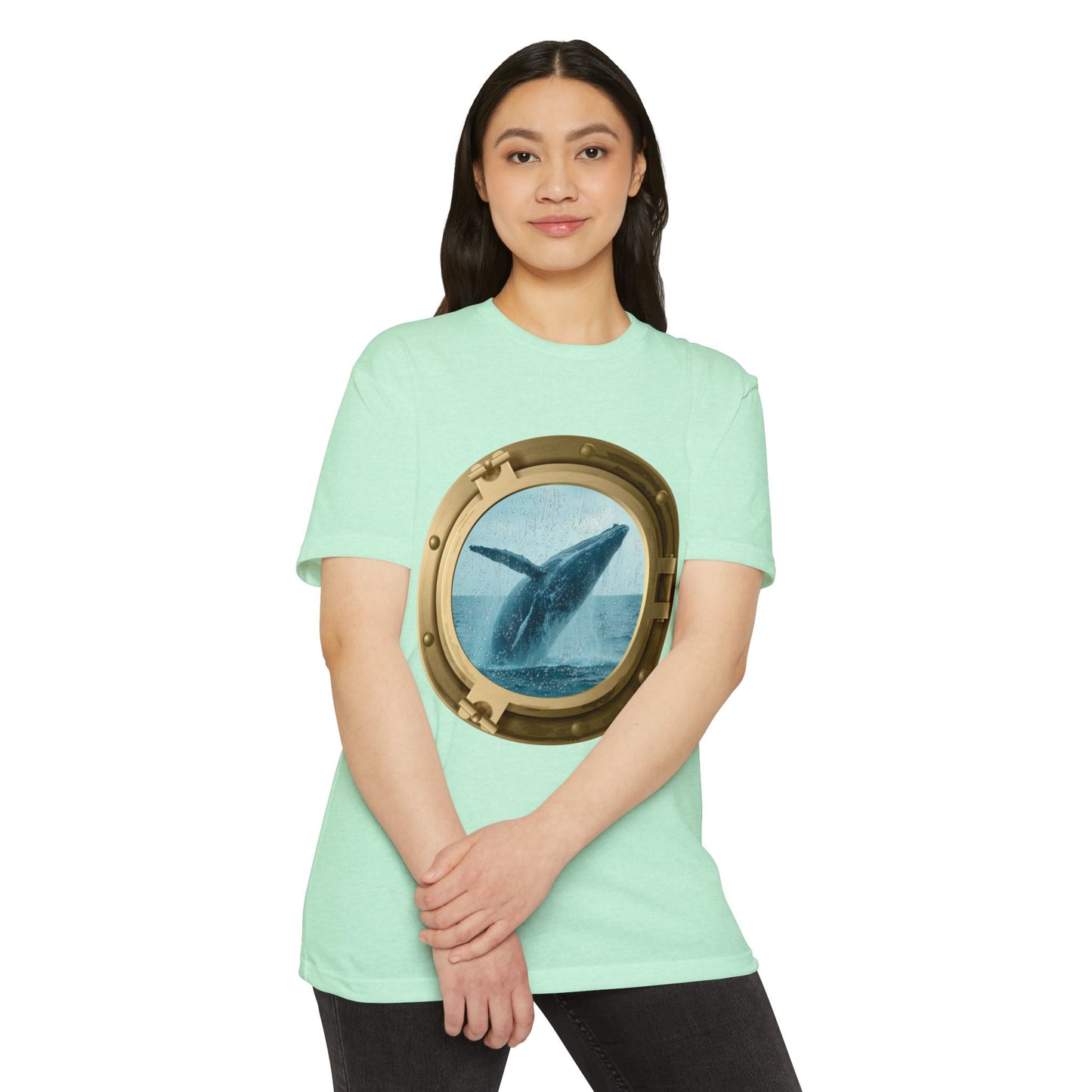 Whale Breaching T-Shirt – Minimal Ocean Design for Nature Lovers