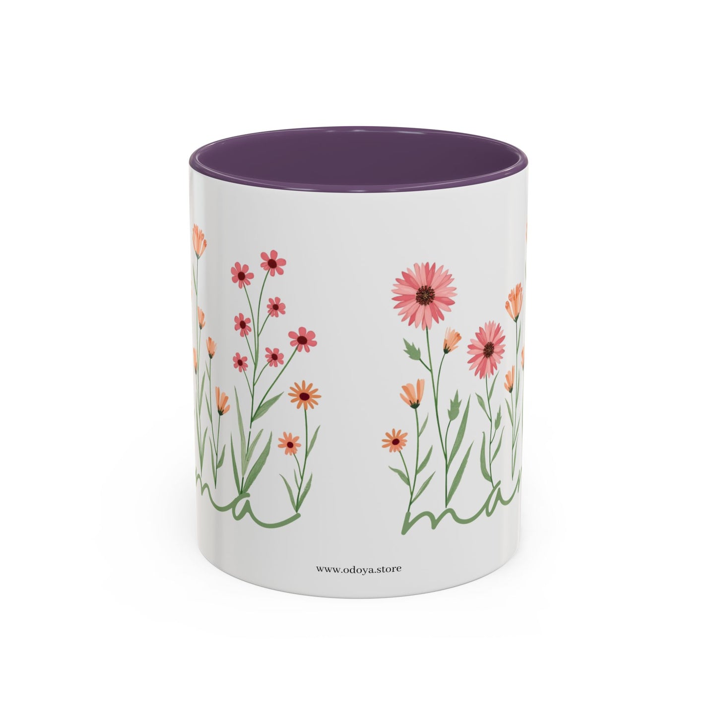 Coffee Mug Minimalist Flowers Mother's Day Gift