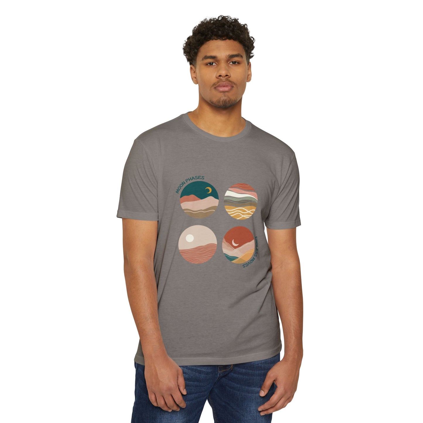 Moon Phases T-Shirt – Celestial Design for Astrology Lovers