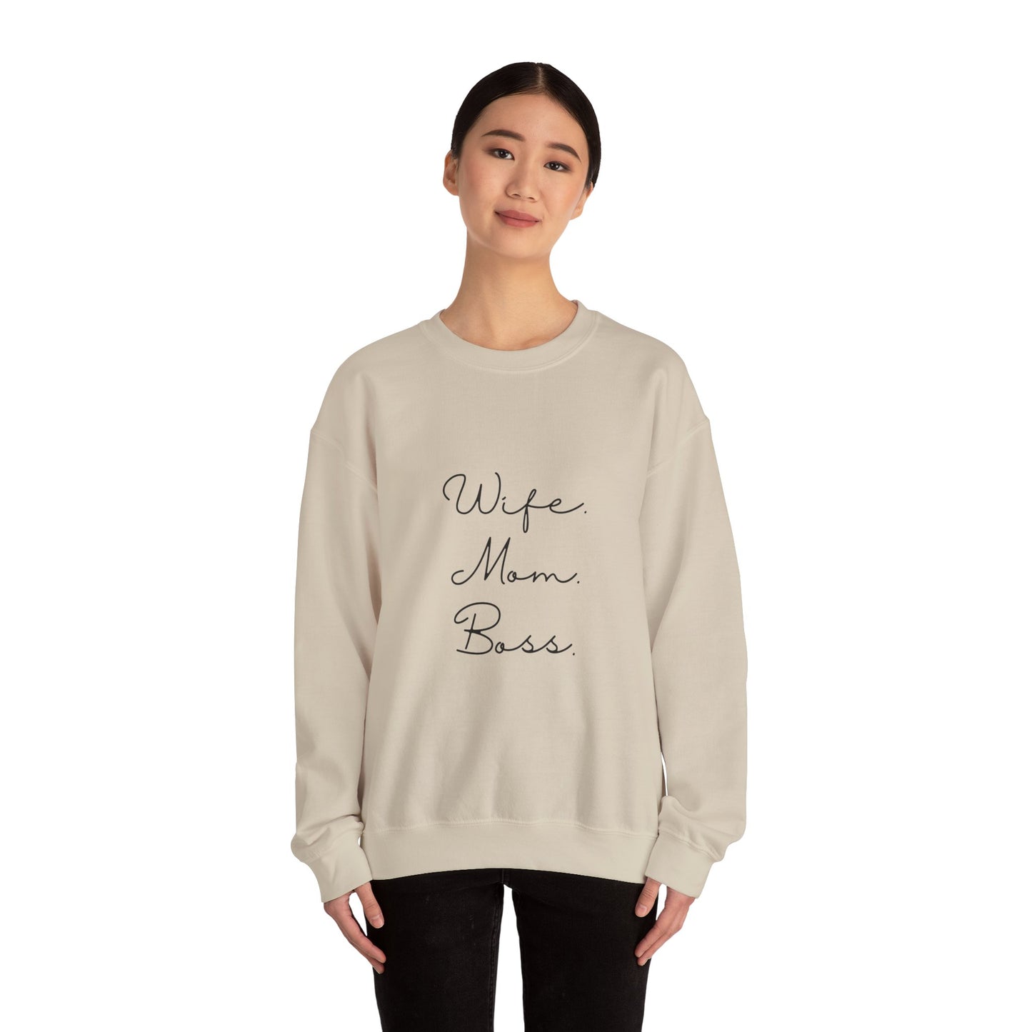 Wife Mom Boss Sweatshirt - Mother's Day Gift