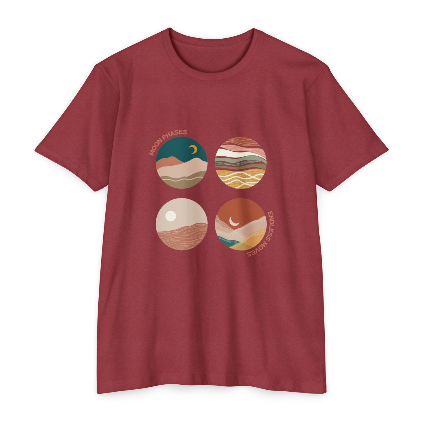 Moon Phases T-Shirt – Celestial Design for Astrology Lovers