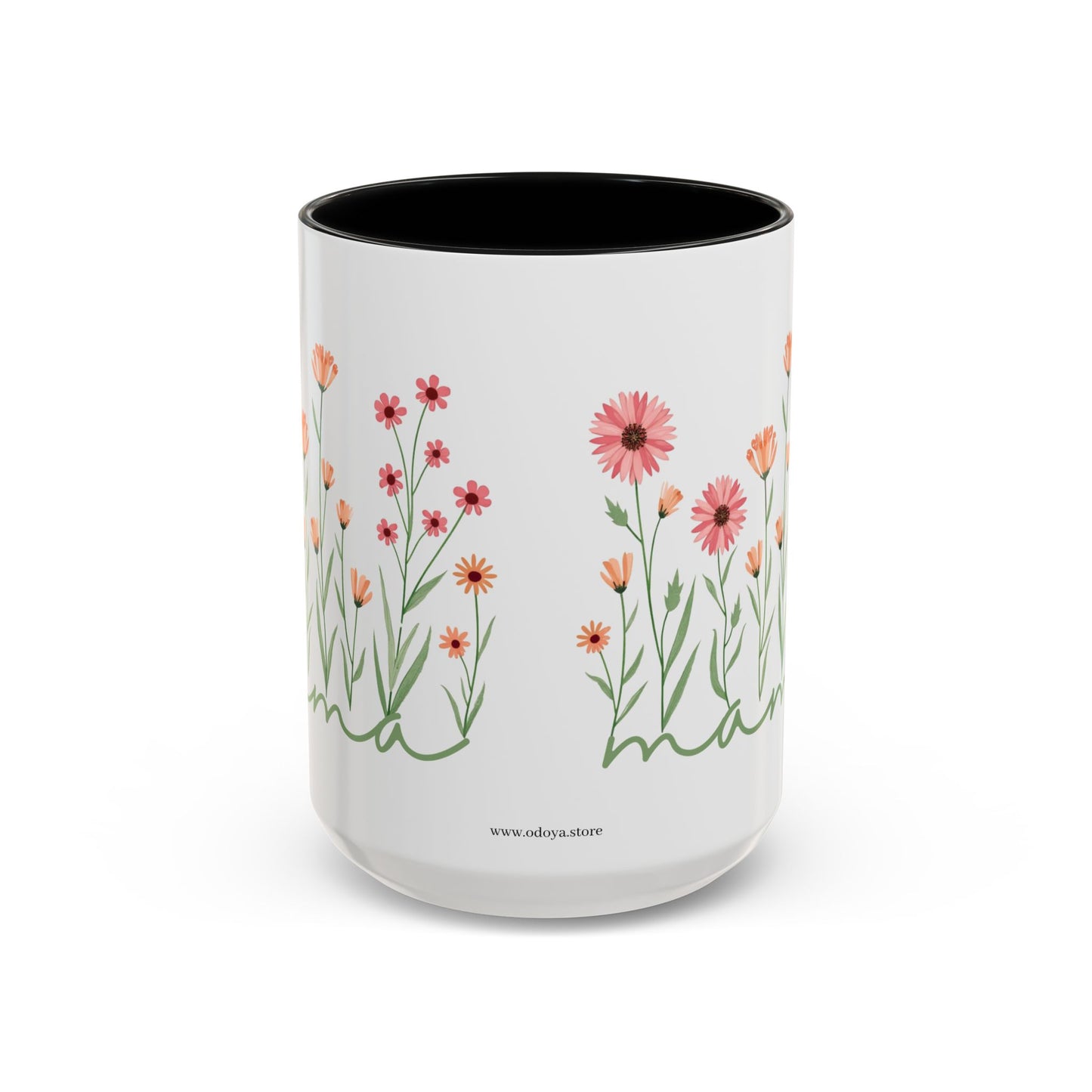 Coffee Mug Minimalist Flowers Mother's Day Gift