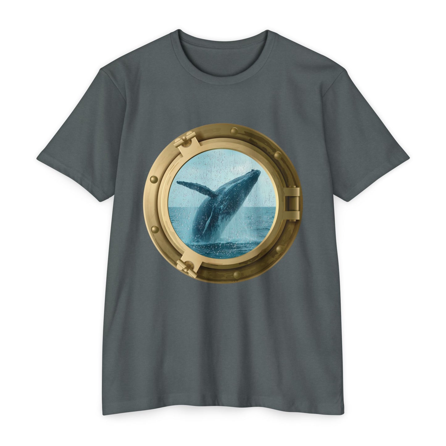 Whale Breaching T-Shirt – Minimal Ocean Design for Nature Lovers