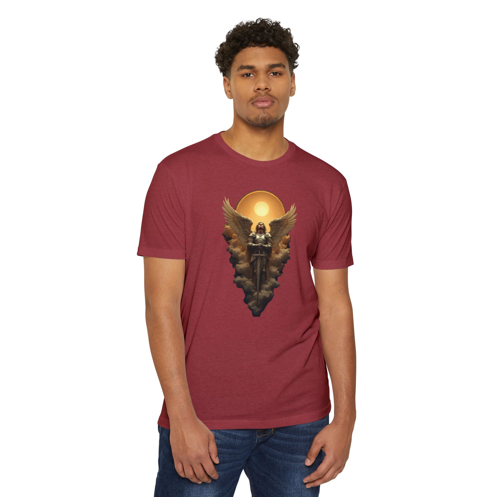 Celestial Warrior Saint Michael the Archangel T-Shirt
