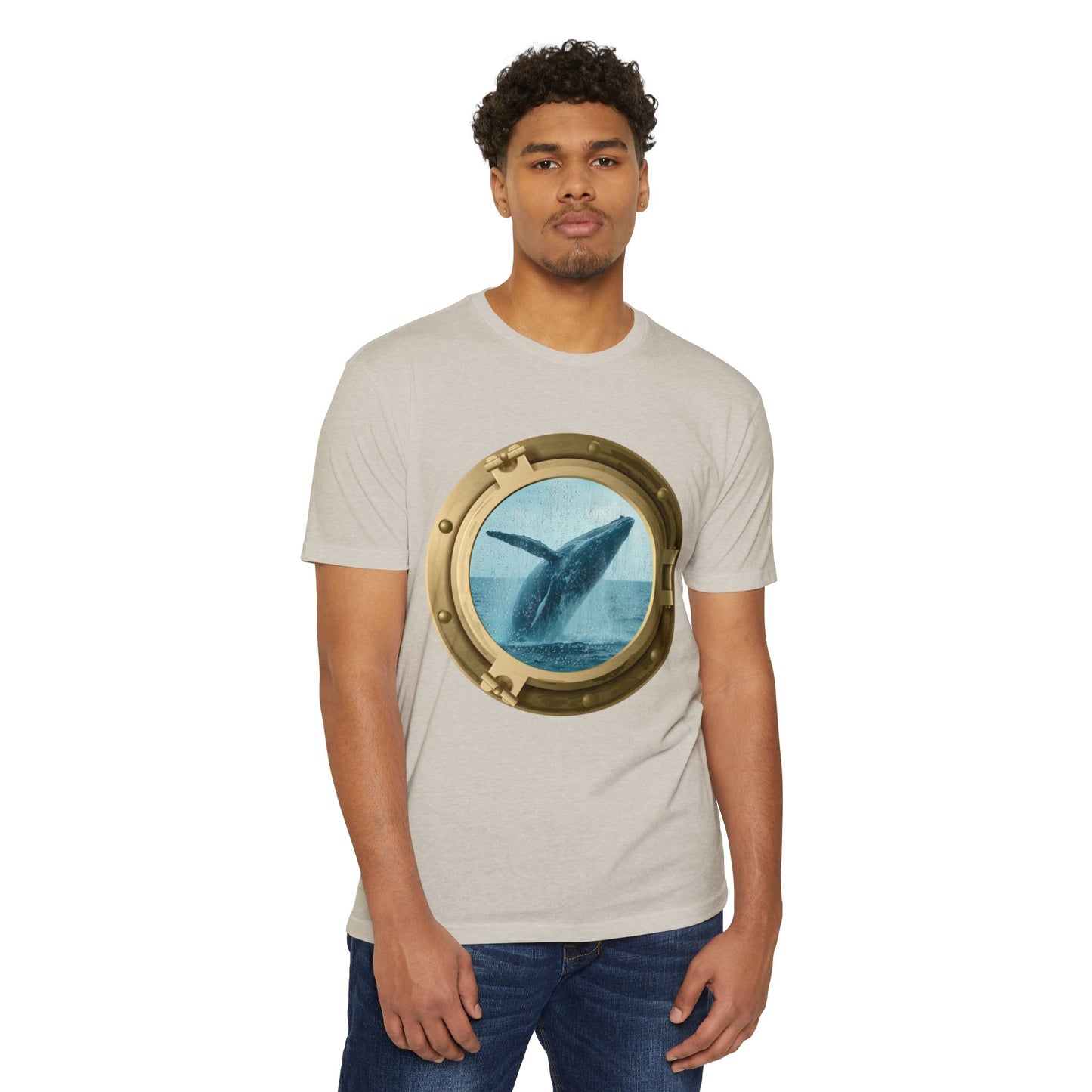 Whale Breaching T-Shirt – Minimal Ocean Design for Nature Lovers
