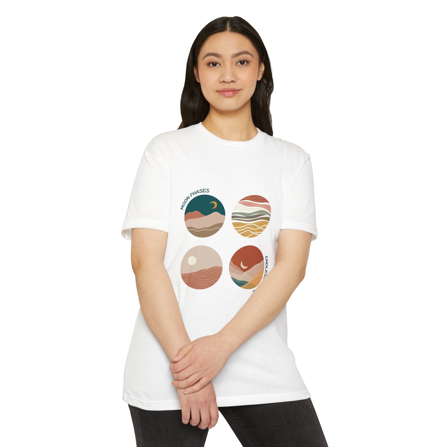 Moon Phases T-Shirt – Celestial Design for Astrology Lovers