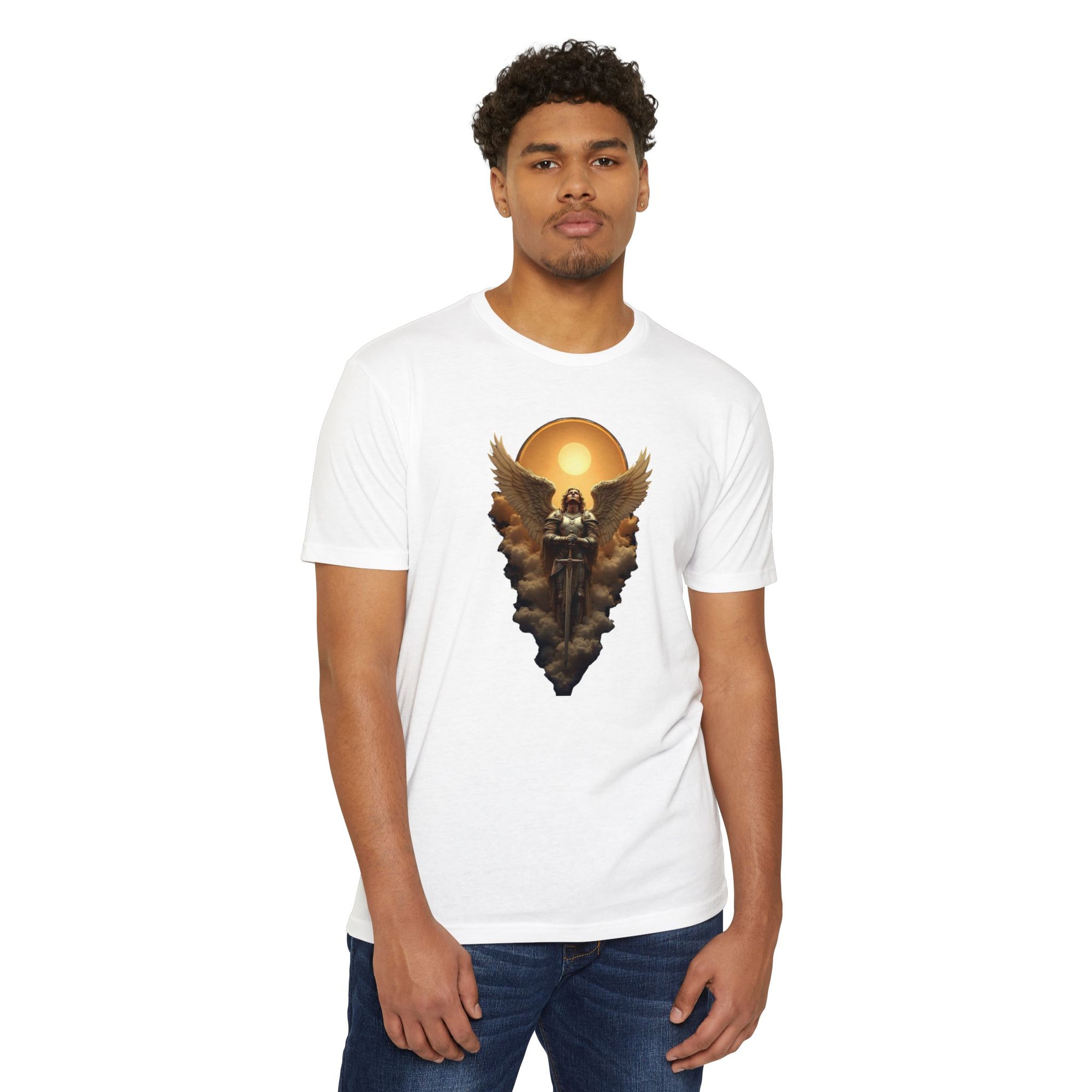 Celestial Warrior Saint Michael the Archangel T-Shirt