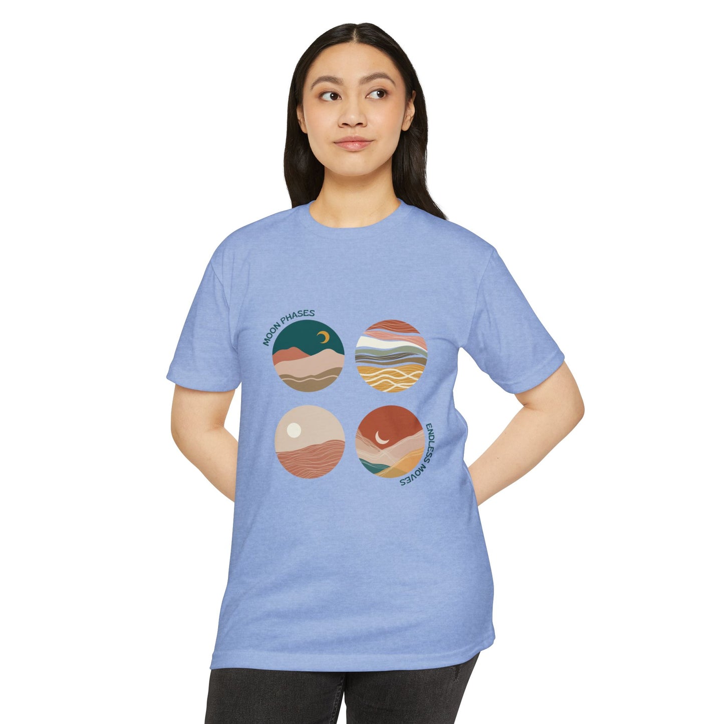 Moon Phases T-Shirt – Celestial Design for Astrology Lovers