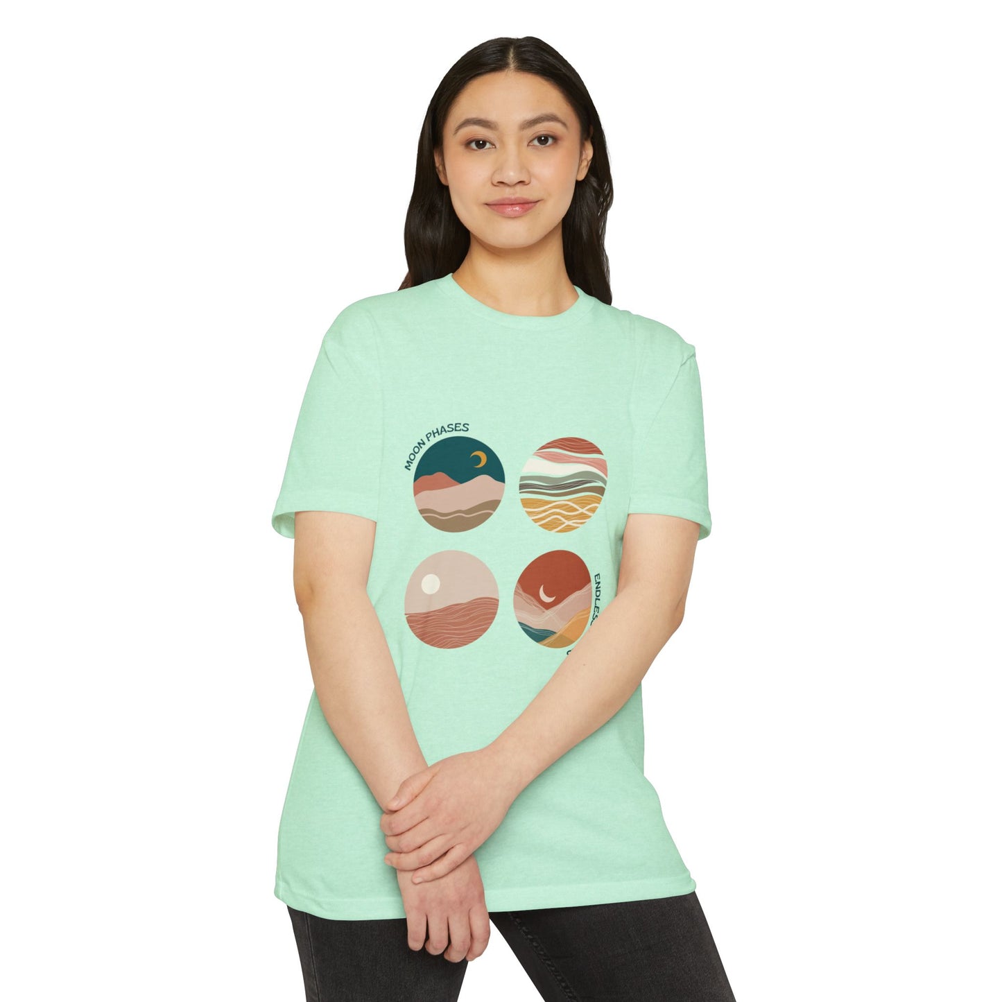 Moon Phases T-Shirt – Celestial Design for Astrology Lovers