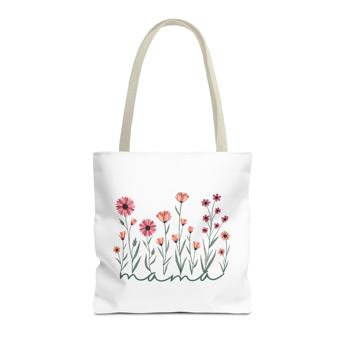 Minimalist Flowers Mother's Tote Bag