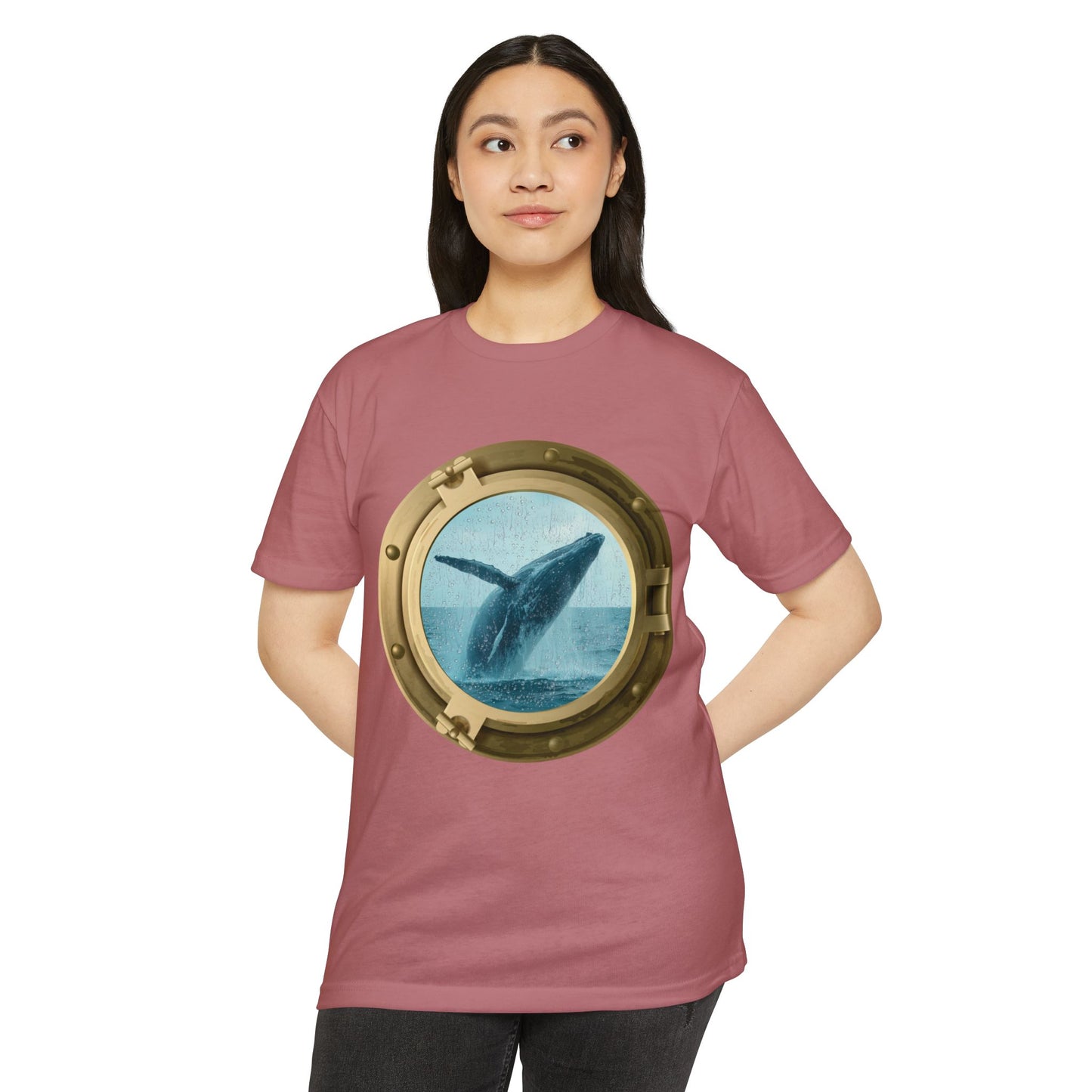 Whale Breaching T-Shirt – Minimal Ocean Design for Nature Lovers