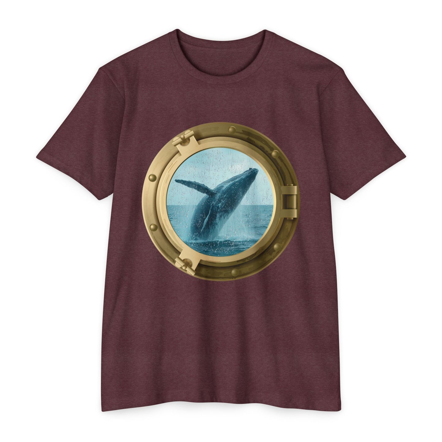 Whale Breaching T-Shirt – Minimal Ocean Design for Nature Lovers