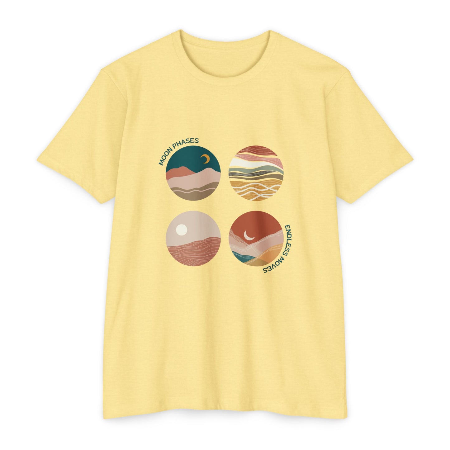 Moon Phases T-Shirt – Celestial Design for Astrology Lovers