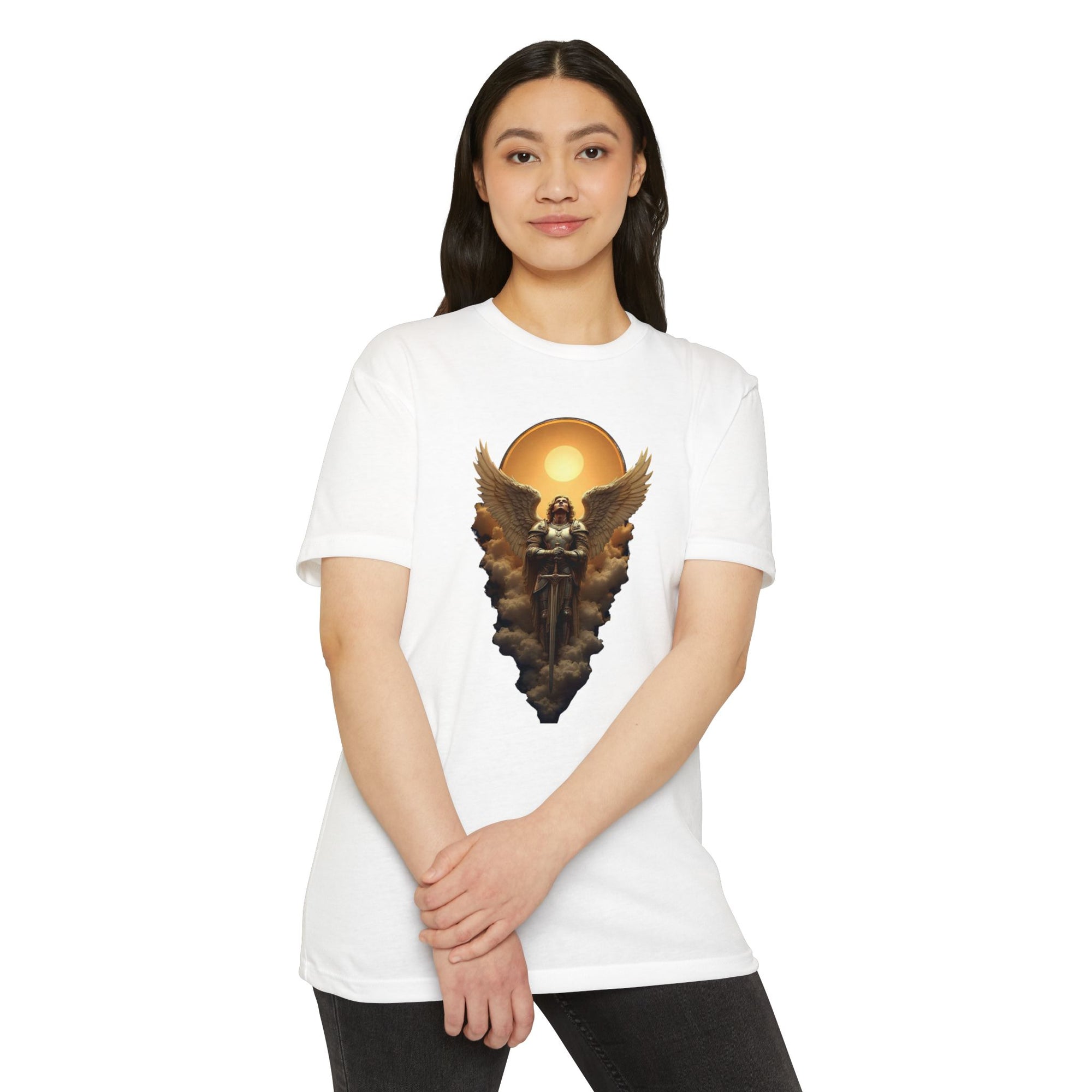 Celestial Warrior Saint Michael the Archangel T-Shirt