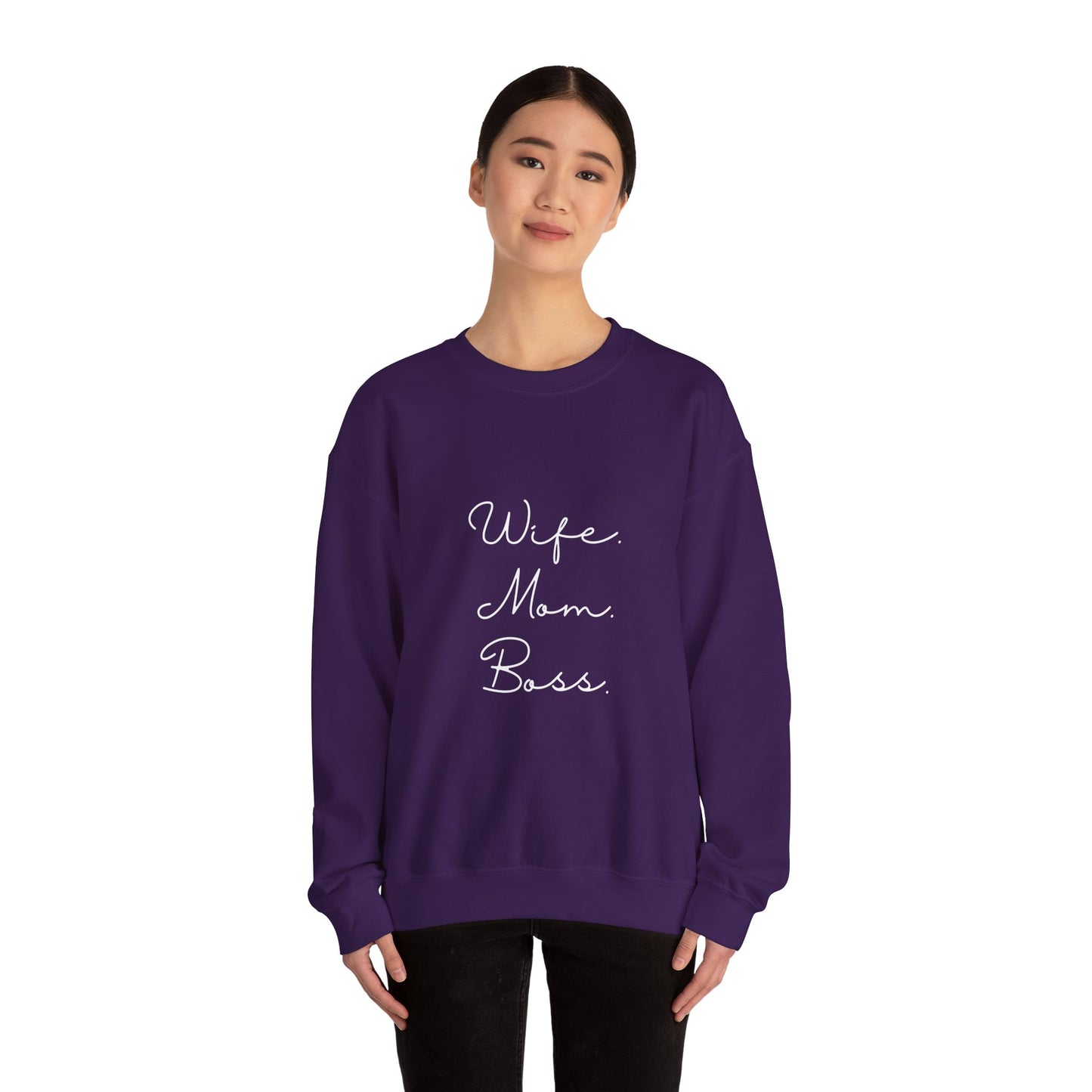 Wife Mom Boss Sweatshirt - Mother's Day Gift