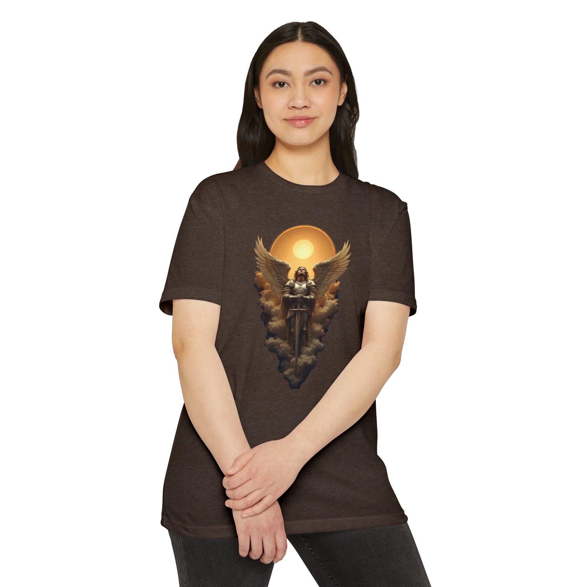 Celestial Warrior Saint Michael the Archangel T-Shirt