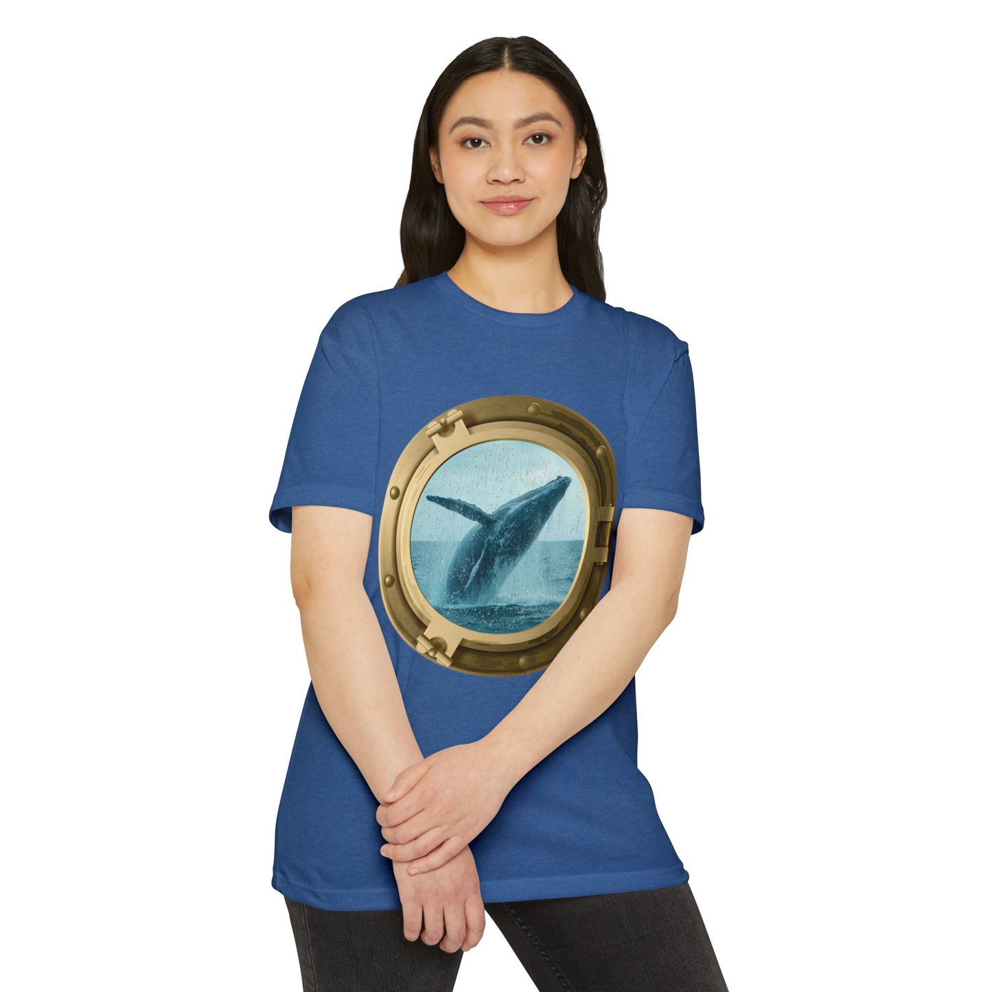 Whale Breaching T-Shirt – Minimal Ocean Design for Nature Lovers