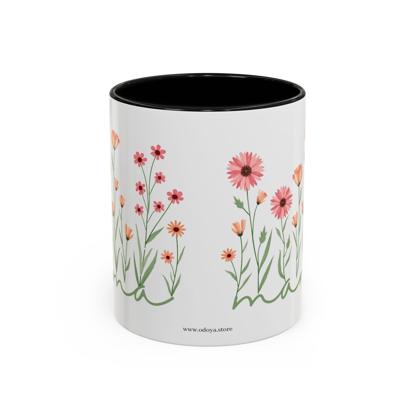 Coffee Mug Minimalist Flowers Mother's Day Gift