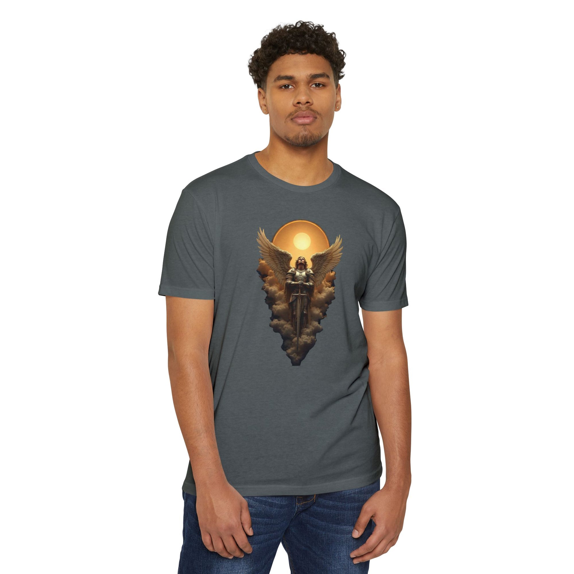 Celestial Warrior Saint Michael the Archangel T-Shirt