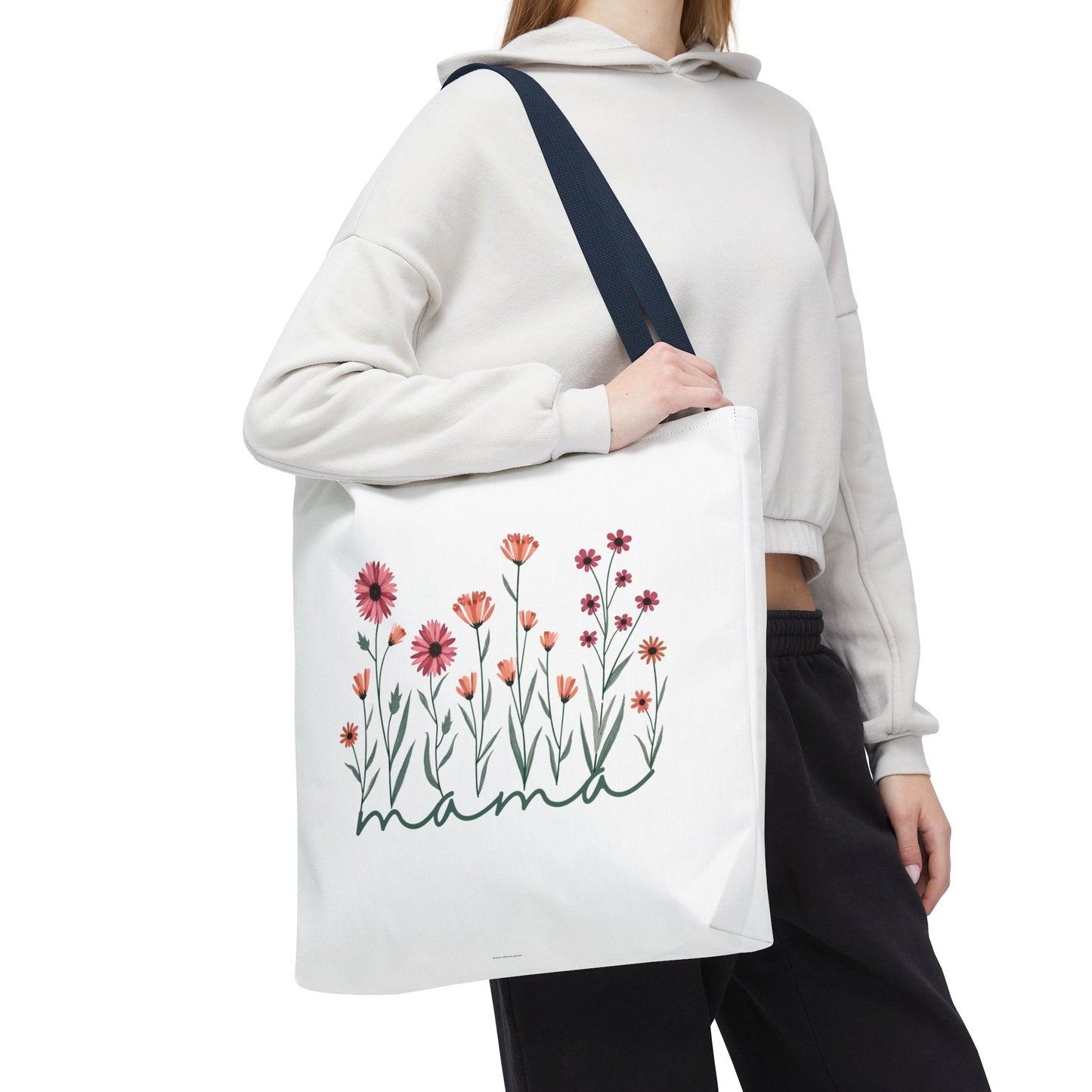 Minimalist Flowers Mother's Tote Bag