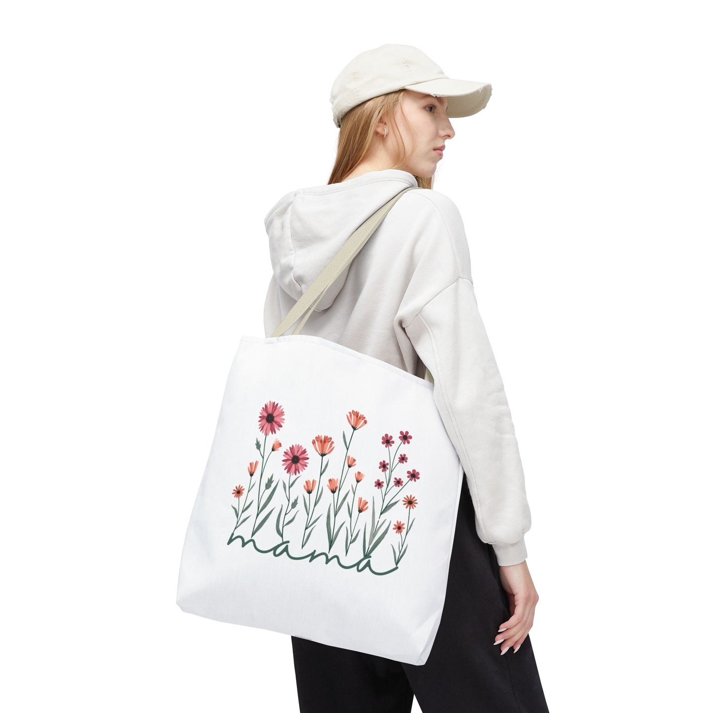 Minimalist Flowers Mother's Tote Bag