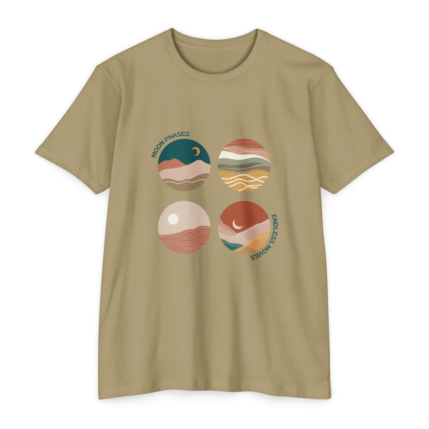 Moon Phases T-Shirt – Celestial Design for Astrology Lovers