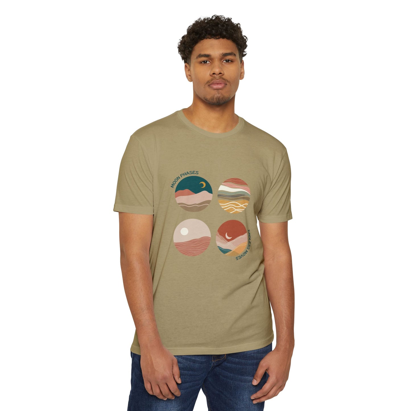 Moon Phases T-Shirt – Celestial Design for Astrology Lovers