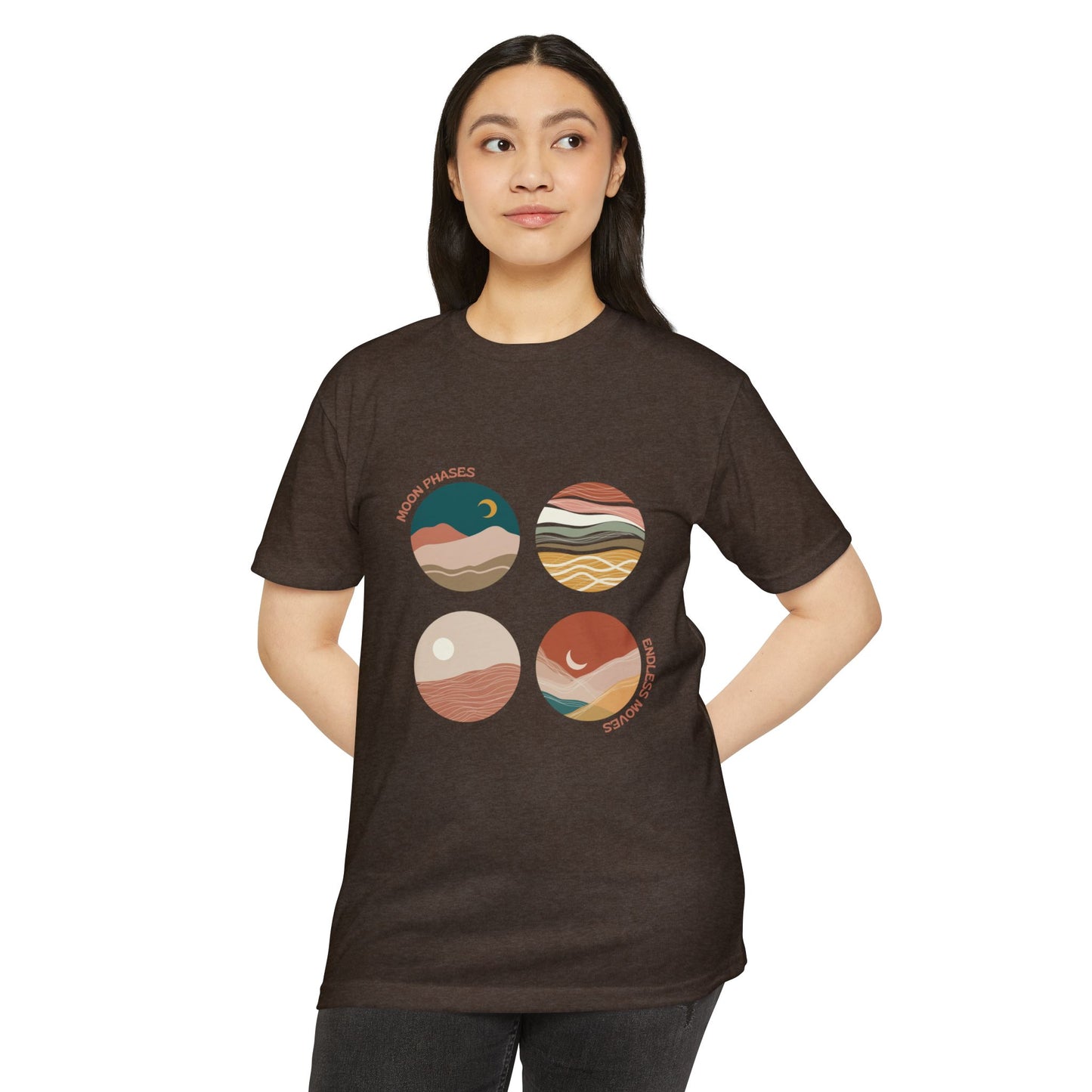 Moon Phases T-Shirt – Celestial Design for Astrology Lovers
