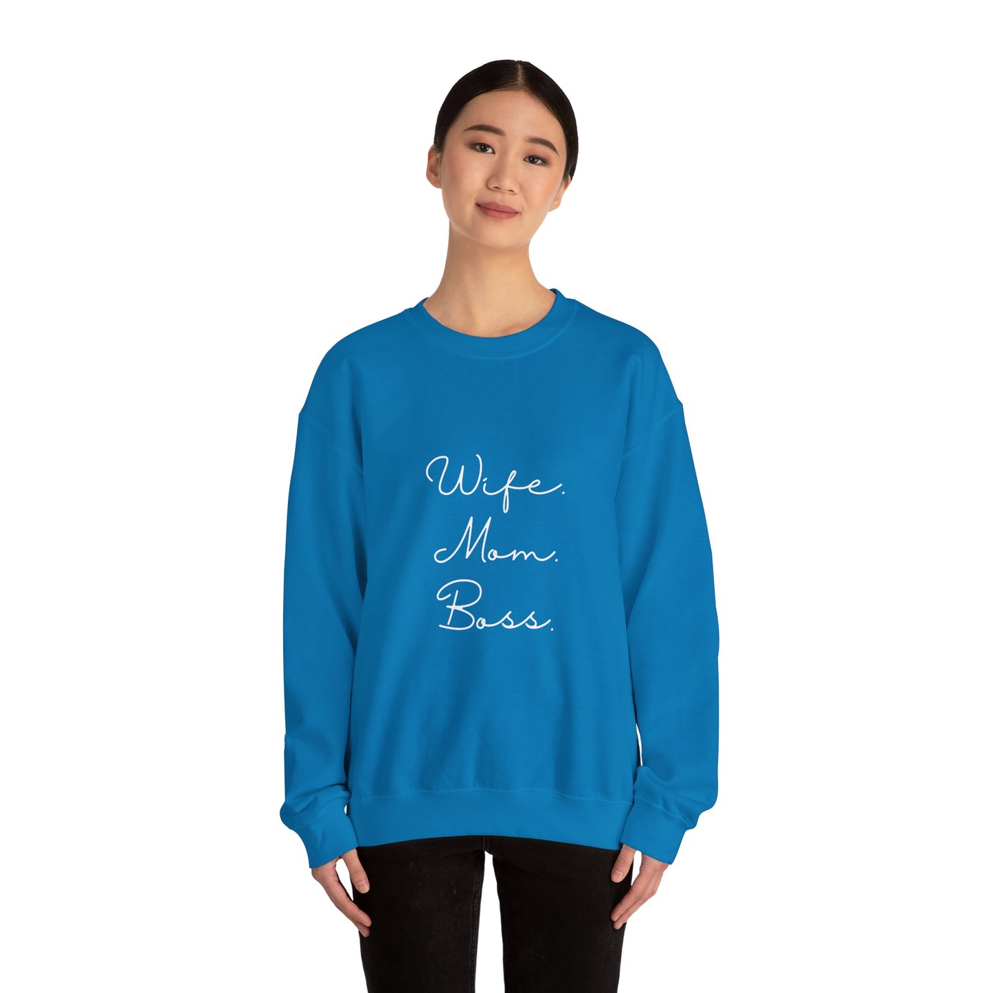 Wife Mom Boss Sweatshirt - Mother's Day Gift