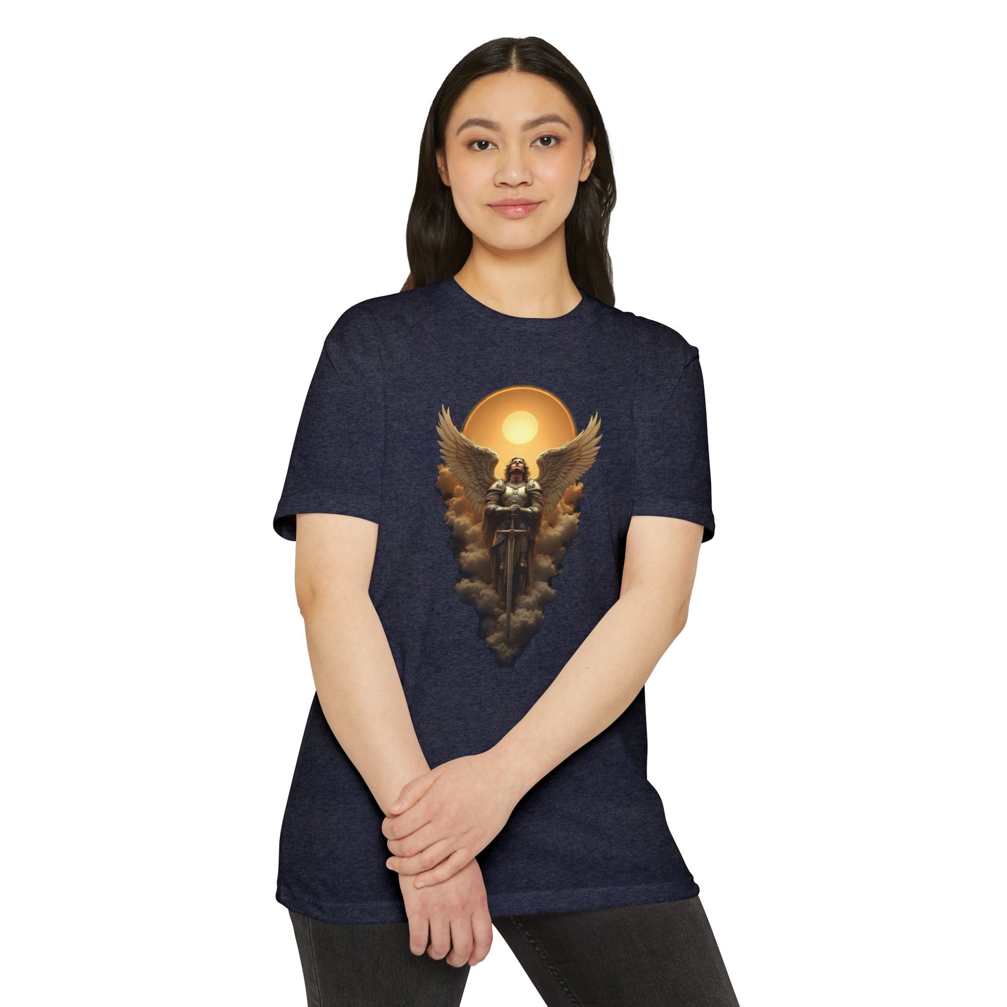 Celestial Warrior Saint Michael the Archangel T-Shirt