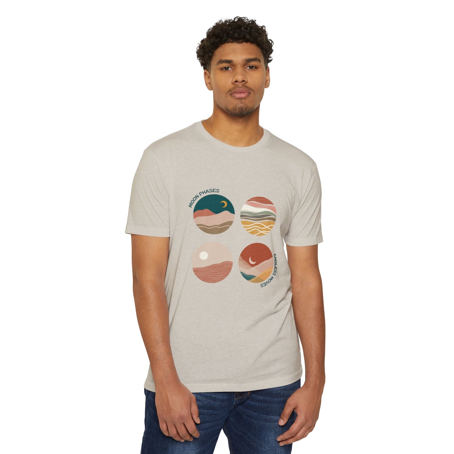 Moon Phases T-Shirt – Celestial Design for Astrology Lovers