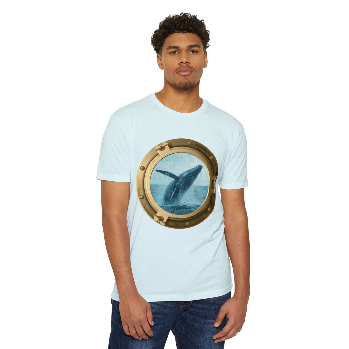 Whale Breaching T-Shirt – Minimal Ocean Design for Nature Lovers