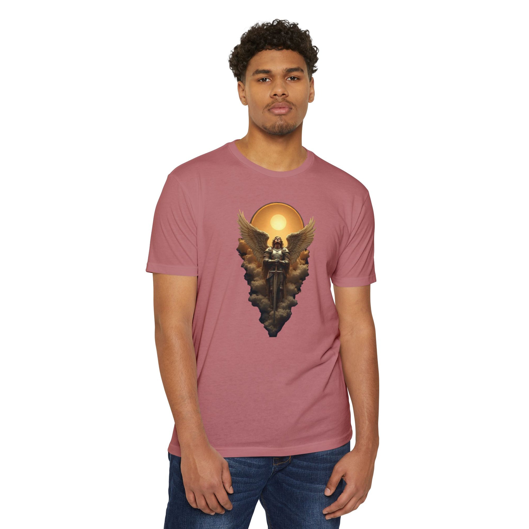 Celestial Warrior Saint Michael the Archangel T-Shirt