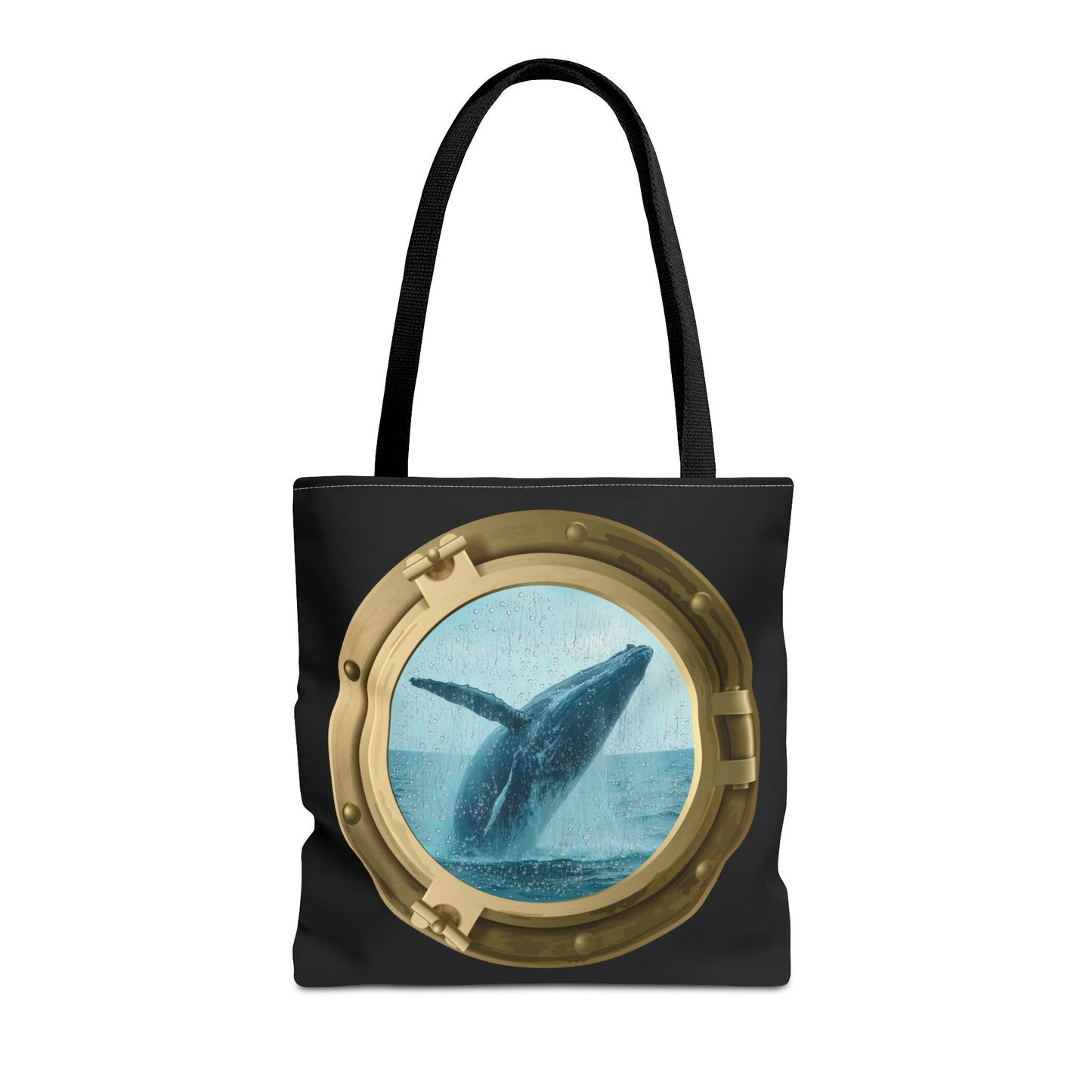 Whale Breaching Tote Bag