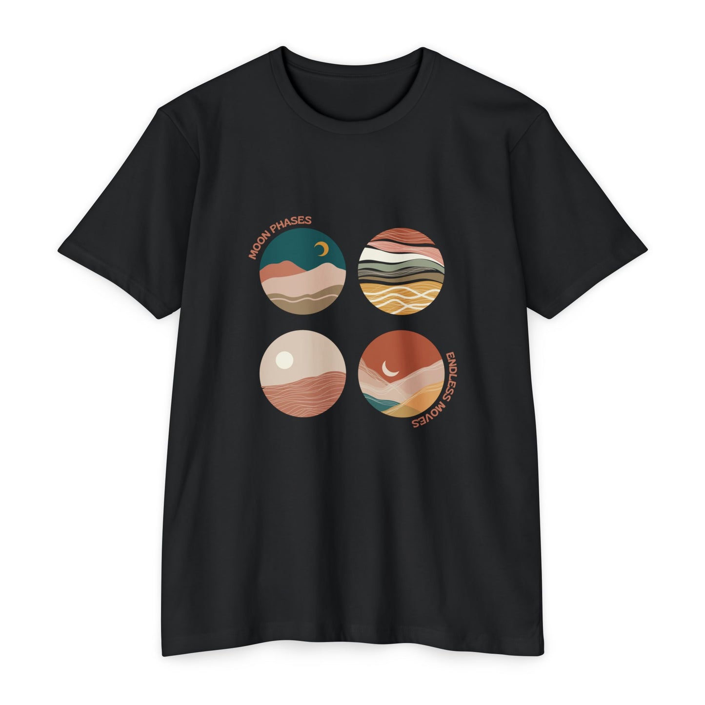 Moon Phases T-Shirt – Celestial Design for Astrology Lovers