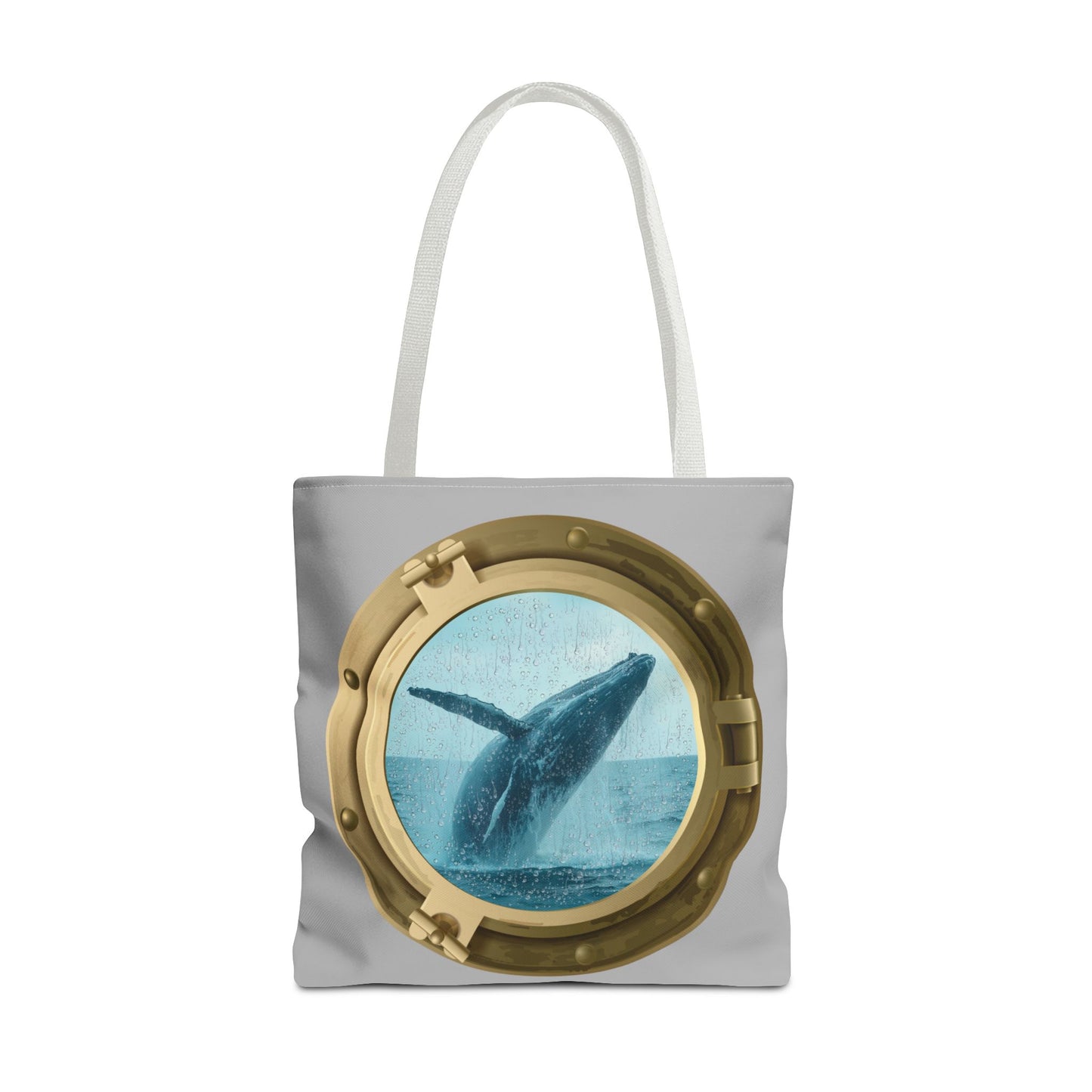 Whale Breaching Tote Bag