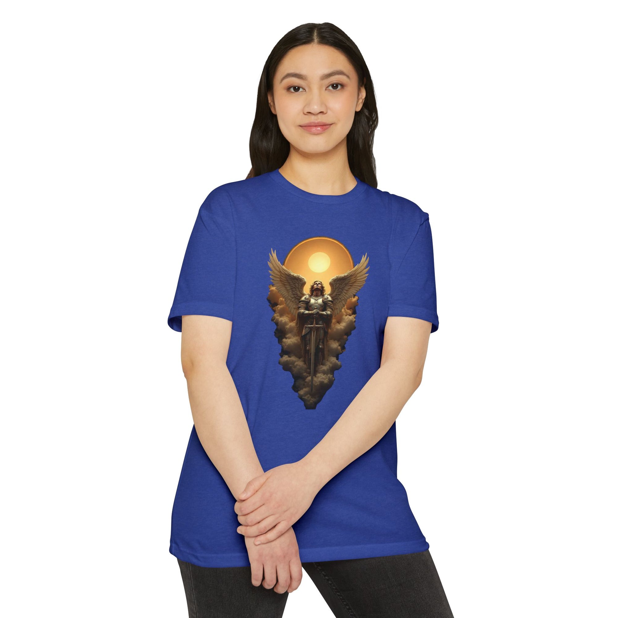Celestial Warrior Saint Michael the Archangel T-Shirt