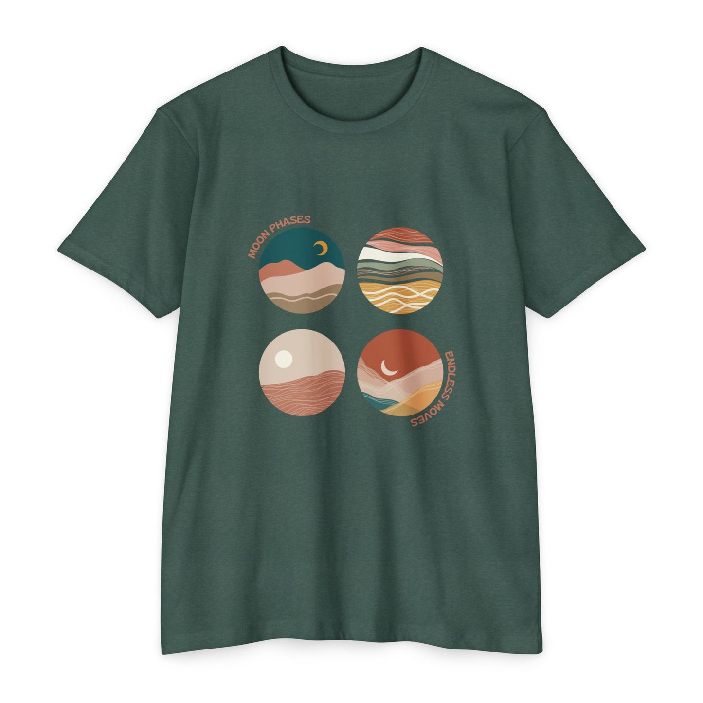 Moon Phases T-Shirt – Celestial Design for Astrology Lovers