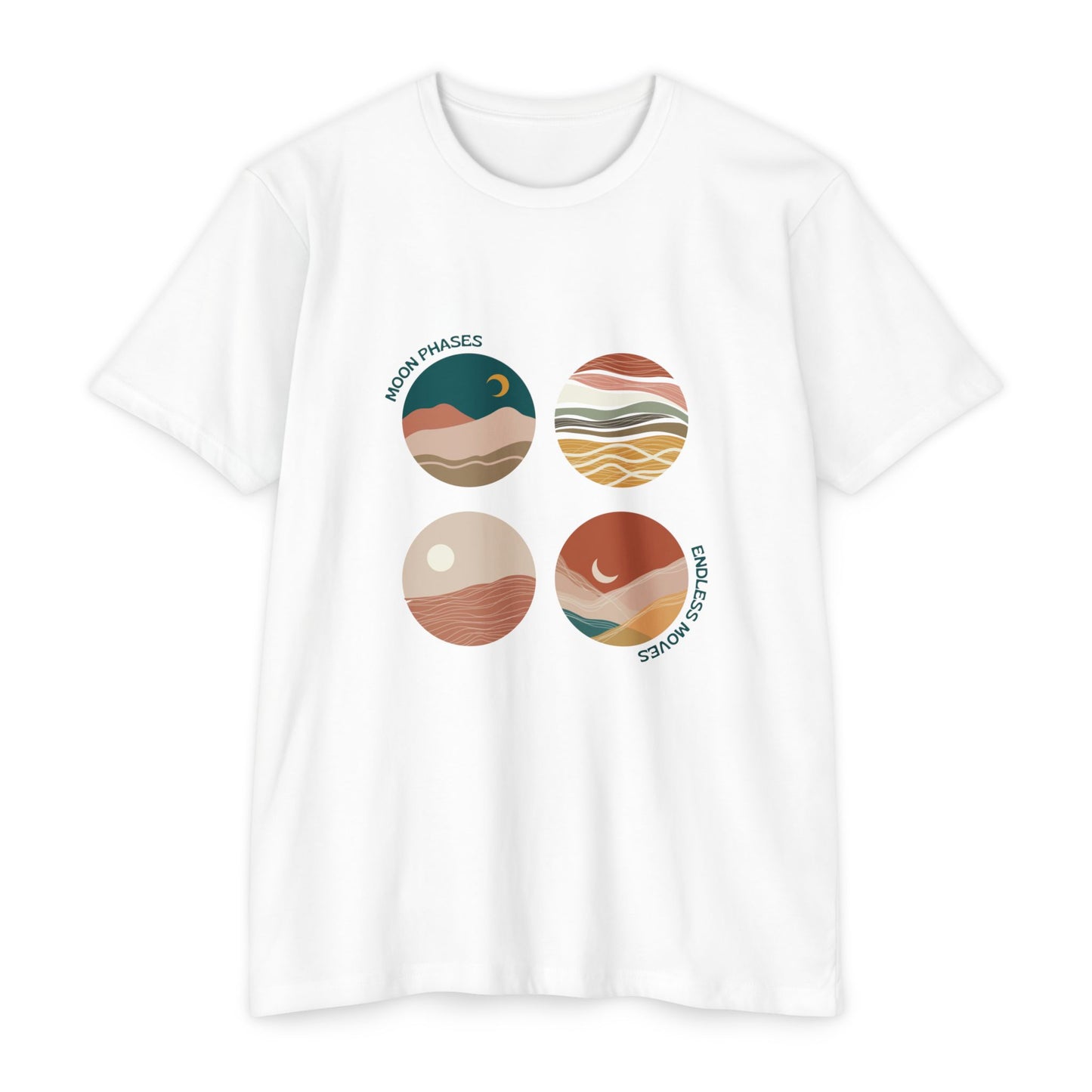 Moon Phases T-Shirt – Celestial Design for Astrology Lovers