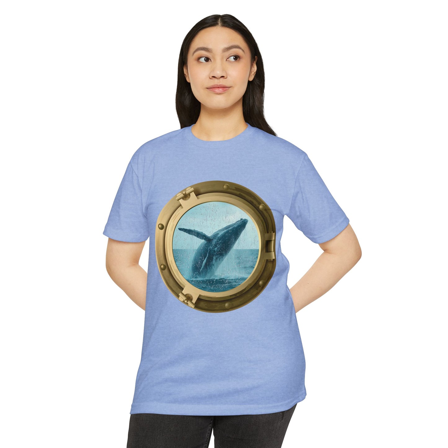 Whale Breaching T-Shirt – Minimal Ocean Design for Nature Lovers