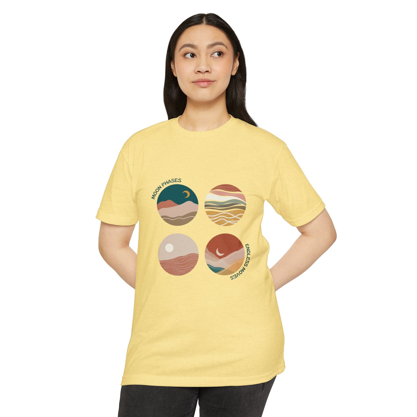 Moon Phases T-Shirt – Celestial Design for Astrology Lovers