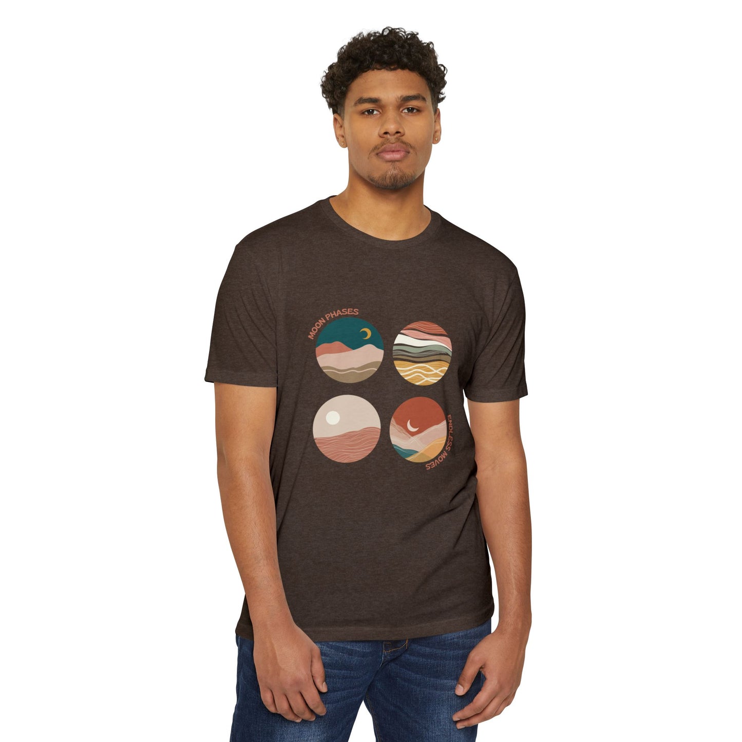 Moon Phases T-Shirt – Celestial Design for Astrology Lovers