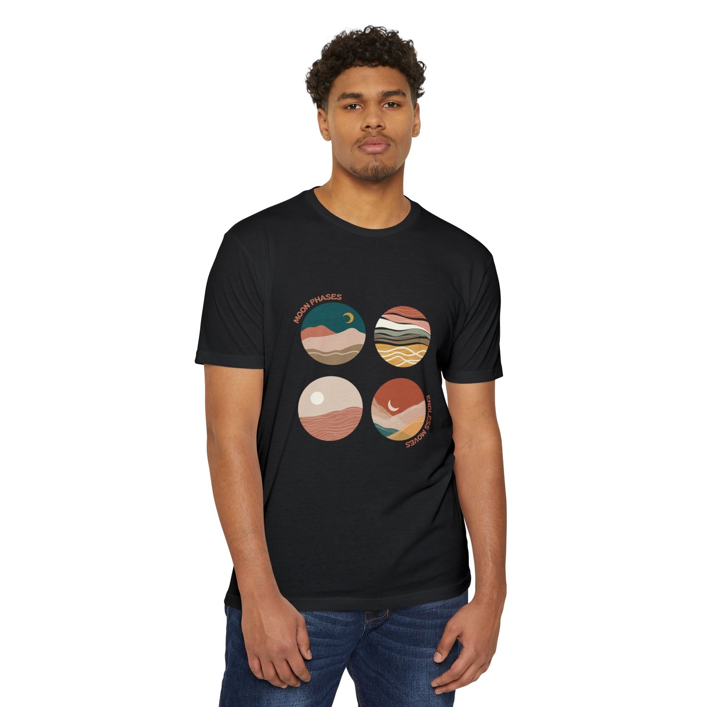 Moon Phases T-Shirt – Celestial Design for Astrology Lovers