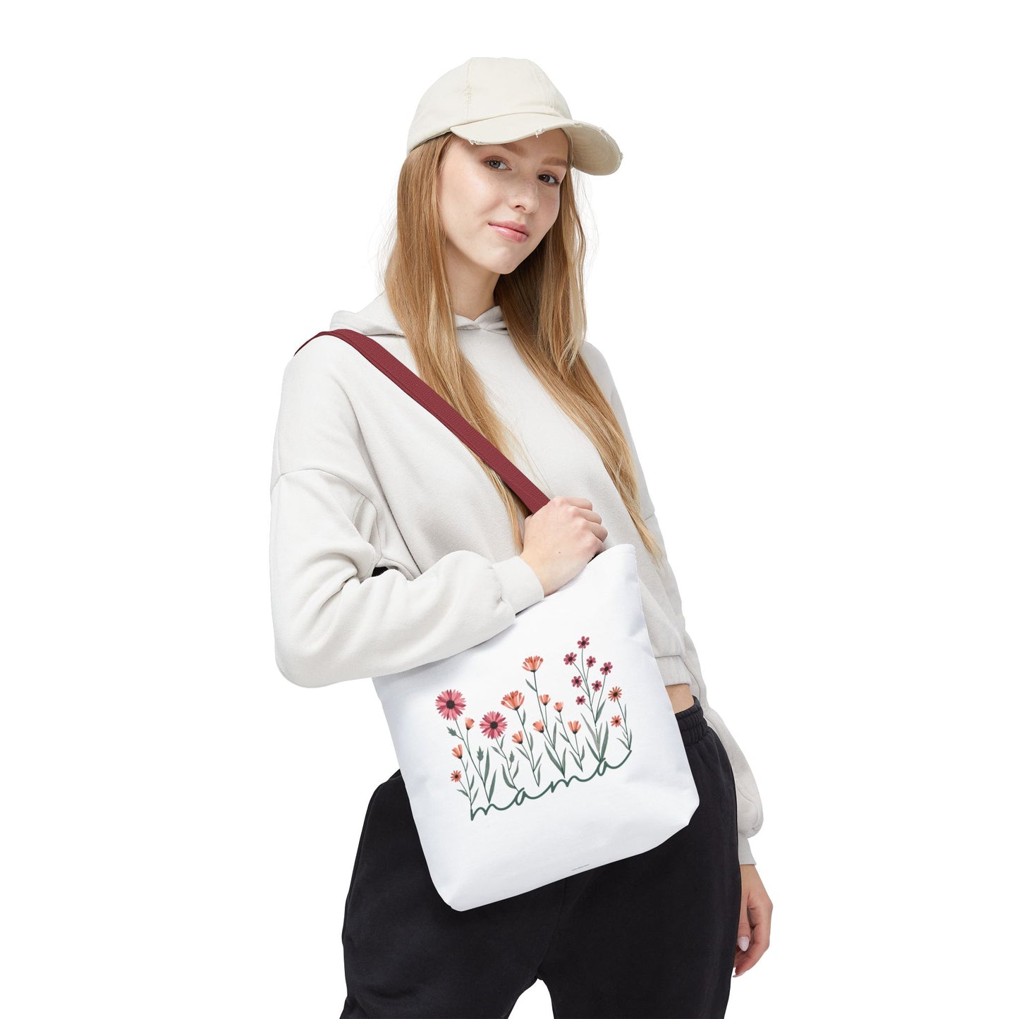 Minimalist Flowers Mother's Tote Bag