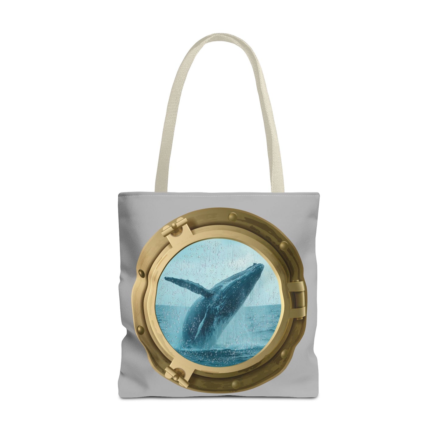 Whale Breaching Tote Bag