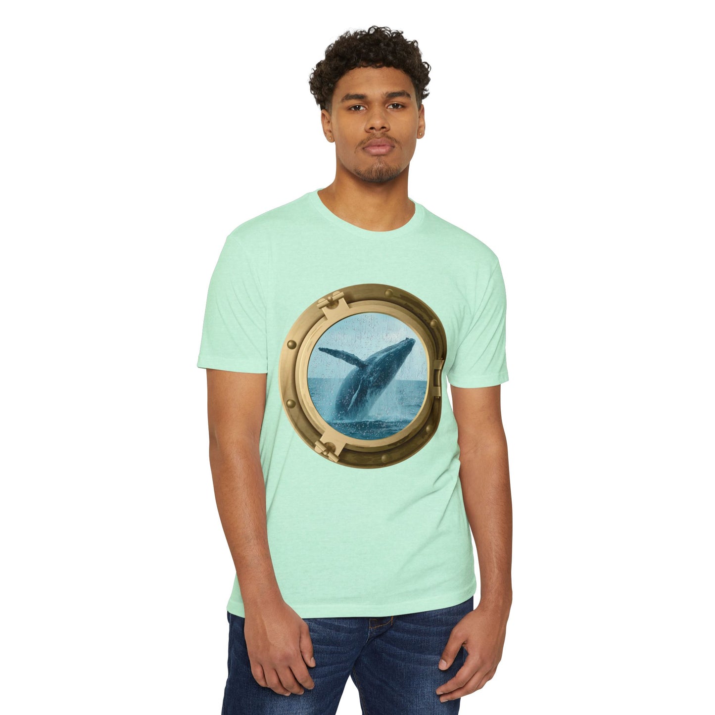 Whale Breaching T-Shirt – Minimal Ocean Design for Nature Lovers